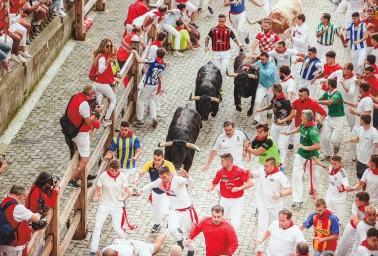 Sexto encierro de San Fermín 2023 Jandilla
