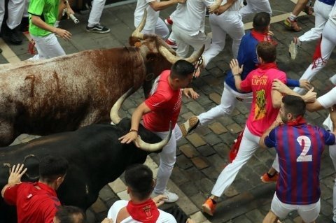 Quinto encierro de San Fermín 2023: Nuñez del Cuvillo