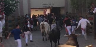Tercer encierro Tudela 2023: Alberto Álvarez