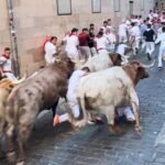 Primer encierro de San Fermín 2024: La Palmosilla la lía en la plaza