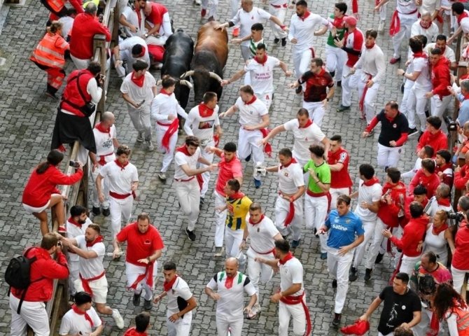 Segundo encierro de San Fermín 2024: Cebada Gago