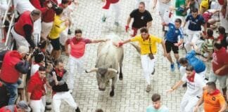 Séptimo encierro de San Fermín 2024 José Escolar