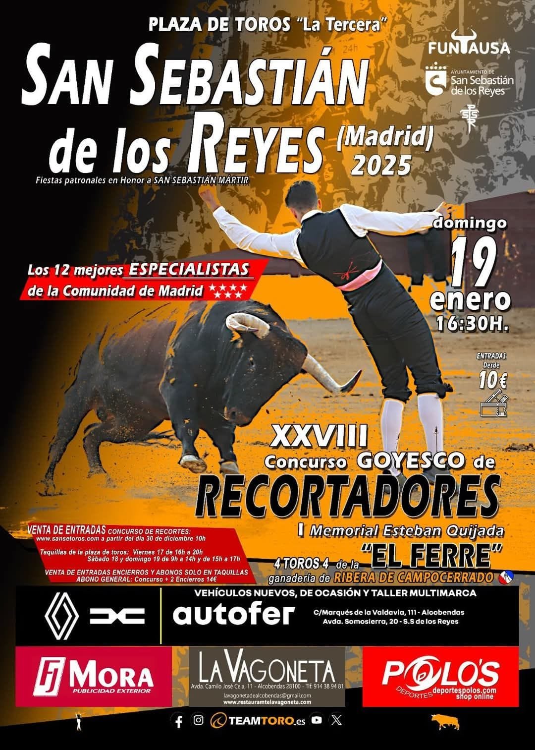 San Sebastián de los Reyes - Concurso de Recortadores