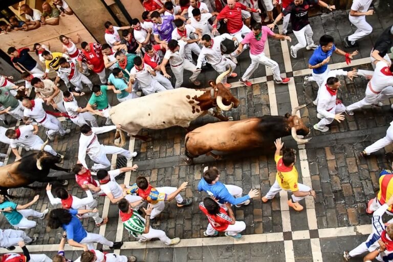 Sexto encierro de San Fermín 2026: La Palmosilla, festival de grandes carreras